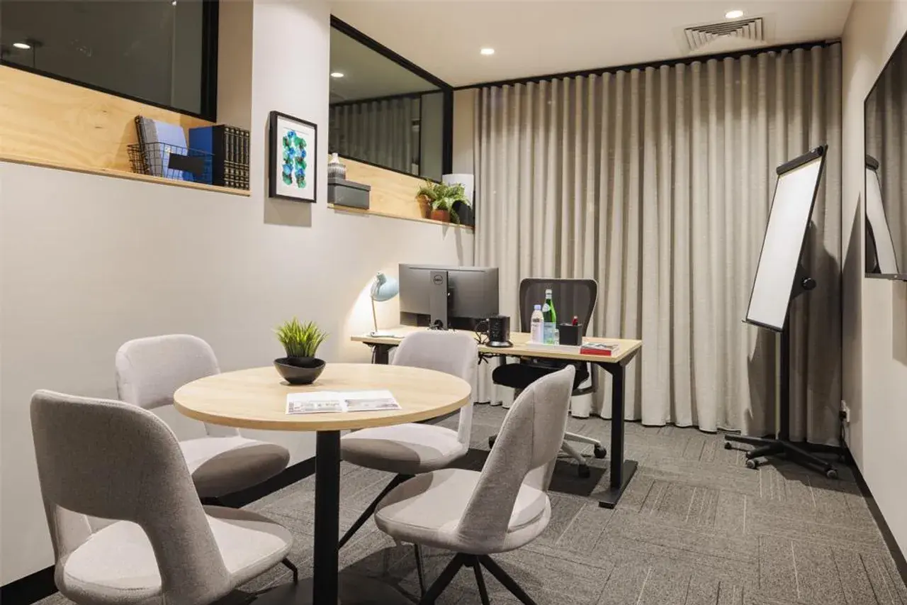 Calm consultation room London practice